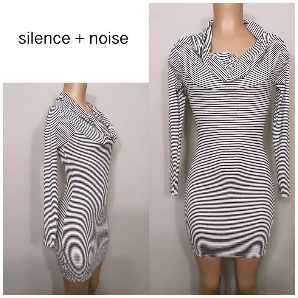 Silence + Noise stripe dress. NWOT
